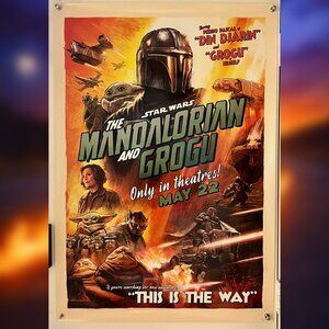 STAR WARS: THE MANDALORIAN AND GROGU (2026) - ORIGINAL DOUBLE SIDED MOVIE POSTER